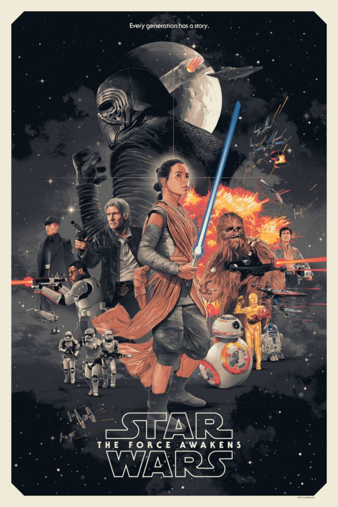 This Is The Force Awakens Officially Licensed Poster Art Youre Looking For Star Wars News Net 