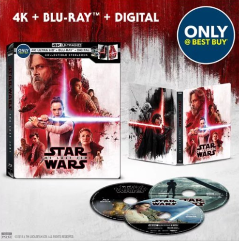4k Uhd + Blu-ray Star Wars 9 Rise Of Skywalker / Digipack
