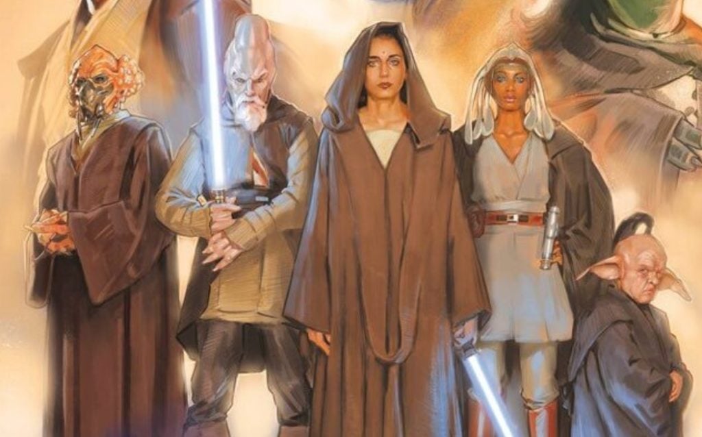 Ki-Adi Mundi and other Jedi Masters in The Living Force artwork